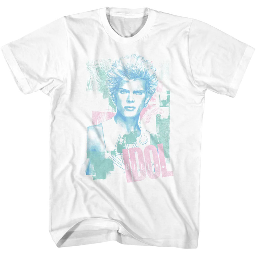 Pastel Portrait Billy Idol Tshirt